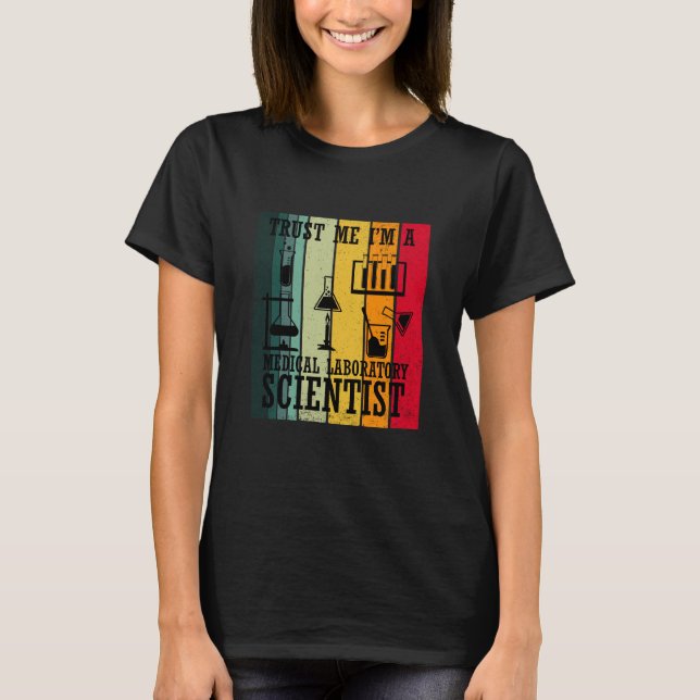 Camiseta Gracioso humor de un laboratorio médico de tecnolo (Anverso)