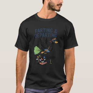 Camiseta Gracioso humor de viaje del pato Farting Hilarie U
