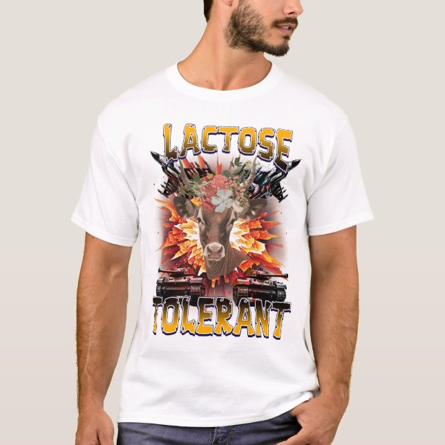 Camiseta Gracioso Humor Sarcástico Cita idea, tolerante a l (Anverso)
