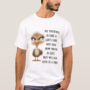 Camiseta Gracioso humor sarcástico de pájaro regalo de ástr