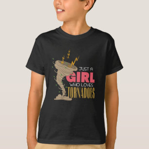 Camiseta Gracioso huracán Tornado Tropical Chica Niños