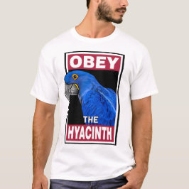 Camiseta Gracioso Hyacinin Macaw Parrot Art