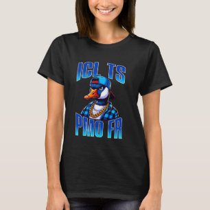 Camiseta Gracioso ICL TS PMO FR Meme de pato irónico Brainr