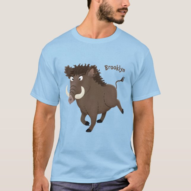 Camiseta Gracioso ilustracion de personalizado de afeitar d (Anverso)