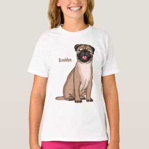 Camiseta Gracioso ilustracion de personalizado de perro de 
