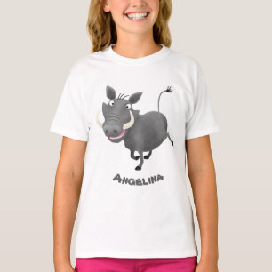 Camiseta Gracioso ilustracion de personalizado porcina afri