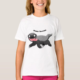 Camiseta Gracioso ilustracion personalizado de insignia con