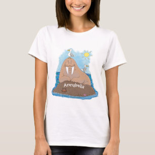 Camiseta Gracioso ilustracion personalizado de moras felice