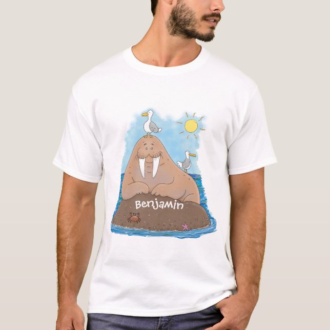 Camiseta Gracioso ilustracion personalizado de moras felice (Anverso)
