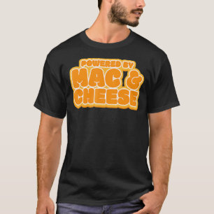 Camiseta Gracioso impulsado por Mac y Cheese Food Lover