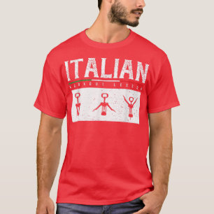 Camiseta Gracioso Italia Pun Italiano Entrenamiento Hombres