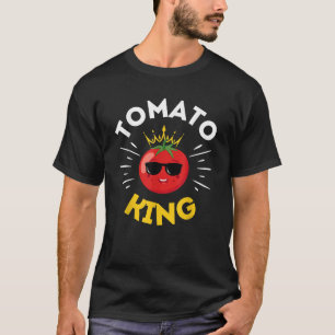 Camiseta Gracioso Jardín del Día del Rey del Tomate Papá Ve