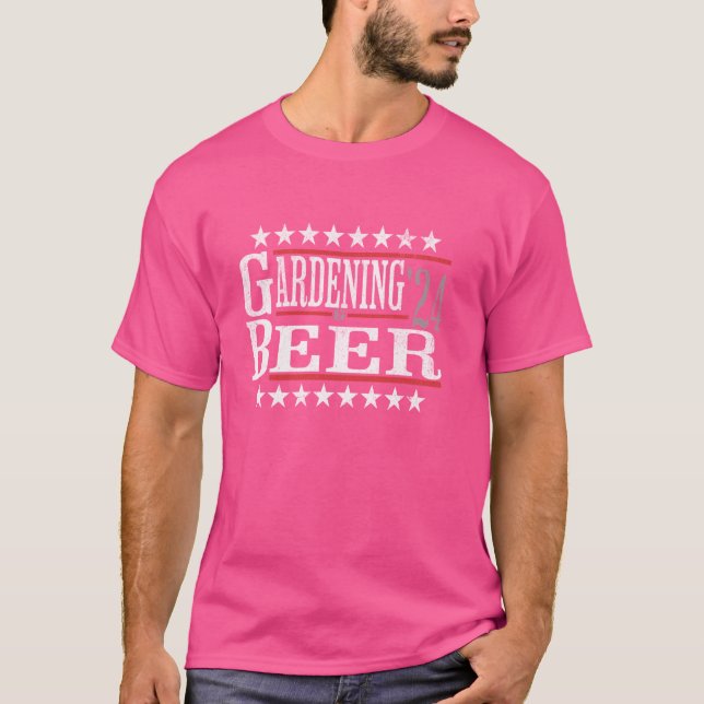 Camiseta Gracioso jardinería electoral política y humor de  (Anverso)