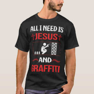 Camiseta Gracioso Jesús Graffiti