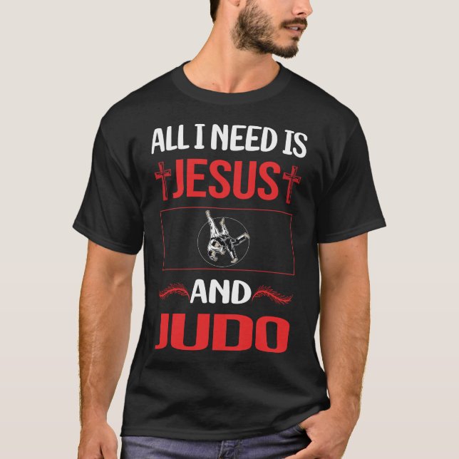 Camiseta Gracioso Jesús Judo (Anverso)