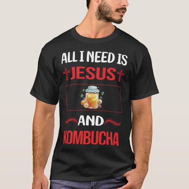 Camiseta Gracioso Jesús Kombucha Booch (Anverso)