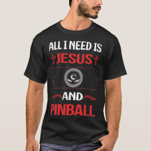 Camiseta Gracioso Jesus Pinball