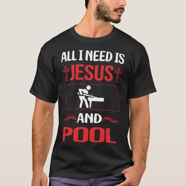 Camiseta Gracioso Jesús Pool (Anverso)