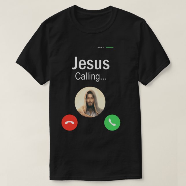 Camiseta Gracioso Jesús recibe regalo de la religión cristi (Diseño del anverso)