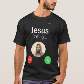 Camiseta Gracioso Jesús recibe regalo de la religión cristi