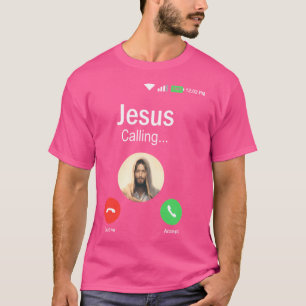Camiseta Gracioso Jesús recibe regalo de la religión cristi