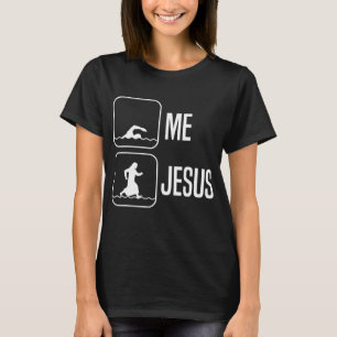 Camiseta Gracioso Jesús Regalo Hombres Mujeres Guay Cristia