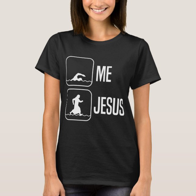 Camiseta Gracioso Jesús Regalo Hombres Mujeres Guay Cristia (Anverso)