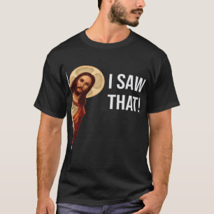Camiseta Gracioso Jesús Veo Que La Iglesia Cristiana Cruza