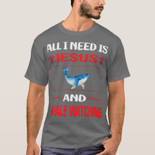 Camiseta Gracioso Jesús Whale Watching