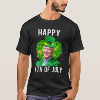 Camiseta Gracioso Joe Bi.Den Feliz Día 4 de San Patricio