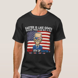 Camiseta Gracioso Joe Biden 4 De Diseño De Pascua 4