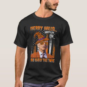 Camiseta Gracioso Joe Biden confundió calabaza anti Biden f