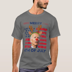 Camiseta Gracioso Joe Biden Dazed Merry 4 De Julio