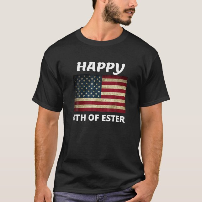 Camiseta Gracioso Joe Biden Feliz 4 De Pascua Confundido 4  (Anverso)