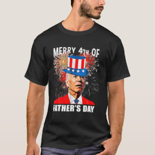 Camiseta Gracioso Joe Biden Feliz Cuarto Día del Padre