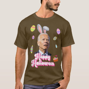 Camiseta Gracioso Joe Biden Feliz Halloween confuso Bi de P