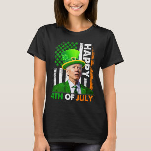 Camiseta Gracioso Joe Biden St Patricks Day Feliz 4 De Juli
