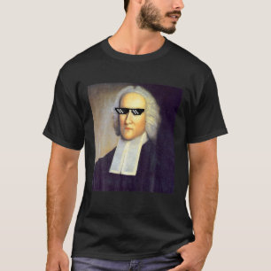 Camiseta Gracioso Jonathan Edwards Theology Sungafas Meme