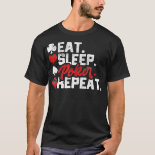 Camiseta Gracioso juego de póquer Teas Holdem Casino Regalo