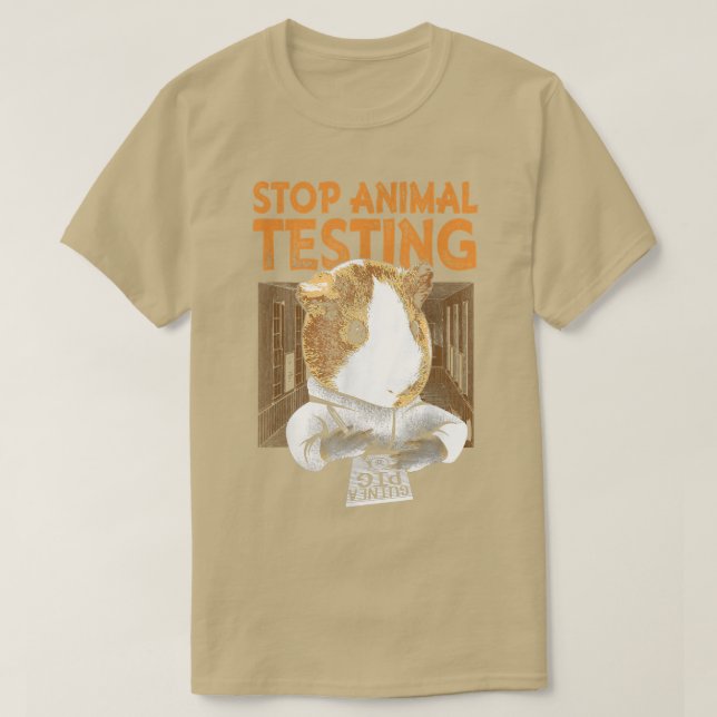 Camiseta Gracioso juego de prueba de animales para martillo (Diseño del anverso)