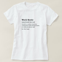 Camiseta Gracioso juego de trabajo de definición de diccion