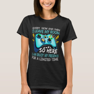 Camiseta Gracioso Juego De Video De Vez En Cuando Y Luego M