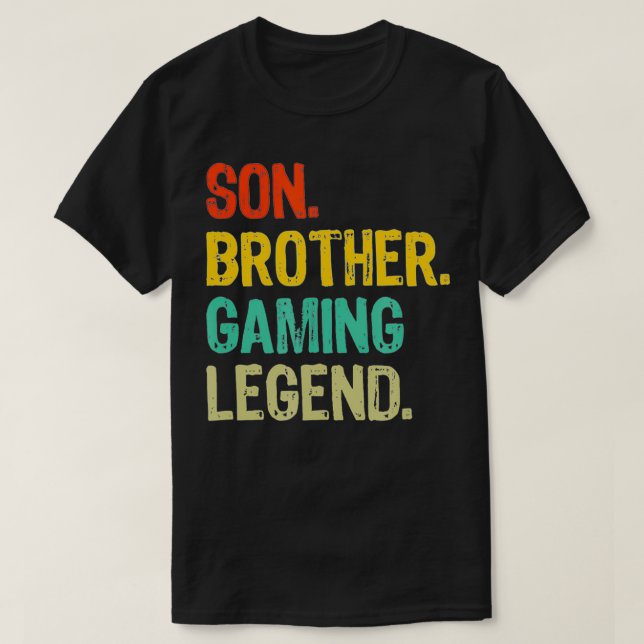 Camiseta Gracioso juego regalo hijo hermano juego de la ley (Diseño del anverso)