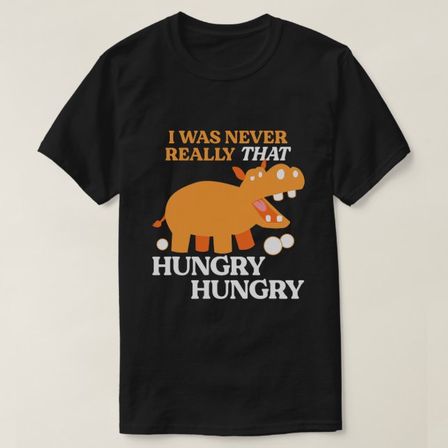 Camiseta Gracioso juego Retro Hungry Board Hippopótamo Come (Diseño del anverso)