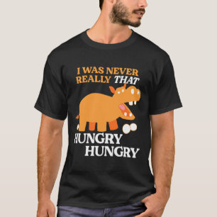 Camiseta Gracioso juego Retro Hungry Board Hippopótamo Come