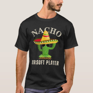 Camiseta Gracioso Jugador De Airsoft De Vintage Nacho Prome