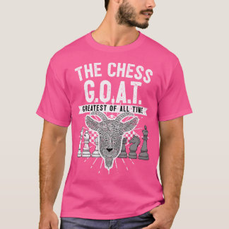Camiseta Gracioso Jugador De Ajedrez Ajedrez En La Cabra De