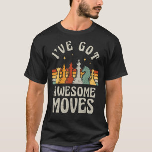 Camiseta Gracioso Jugador de Ajedrez Pieces Retro Tengo Imp