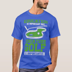 Camiseta Gracioso jugador de golf loco en miniatura