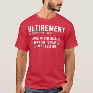 Camiseta Gracioso Jugador de Golf Retirado